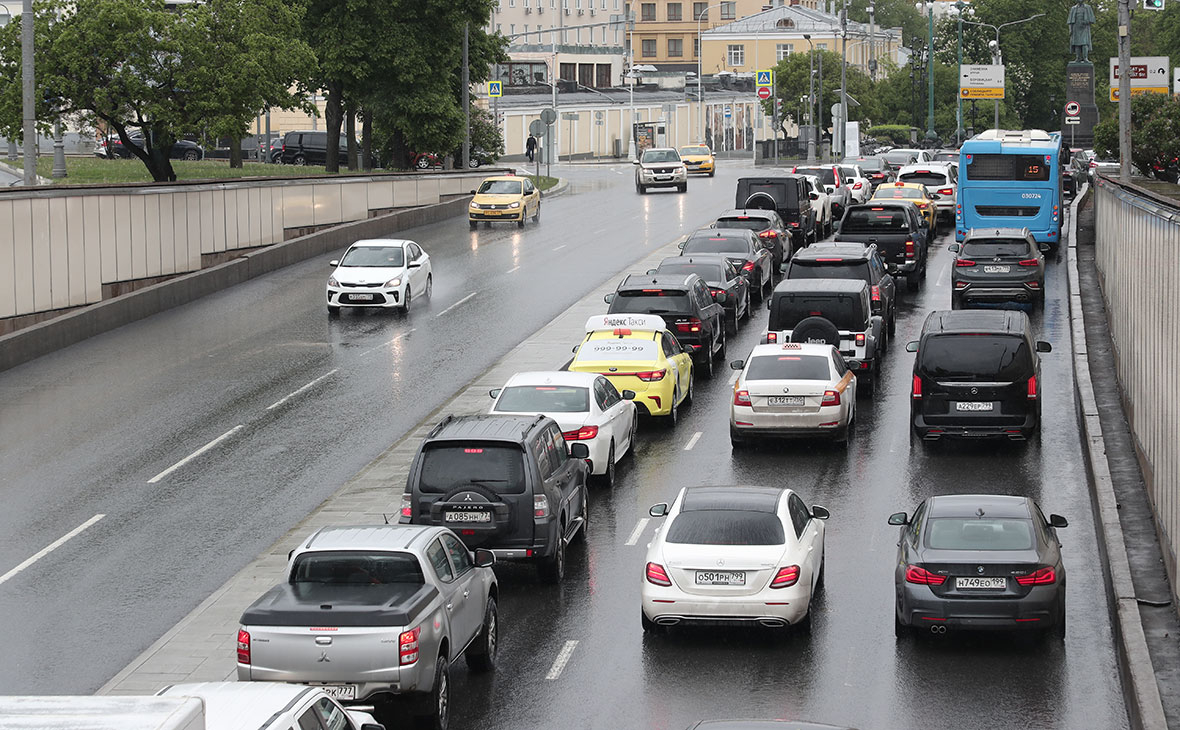 Затор в москве