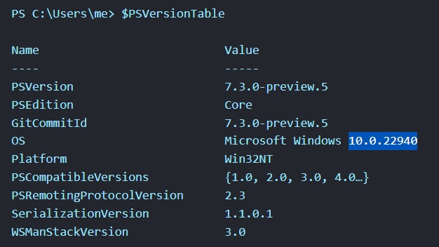 В репозитории PowerShell замечены упоминания Windows 11 Build 22940 (обновление Moment 1)