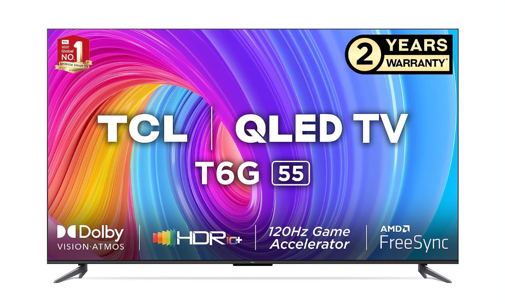 TCL T6G: линейка смарт-телевизоров с 4K QLED-экранами до 55″, поддержкой AMD FreeSync и Google TV на борту от $472