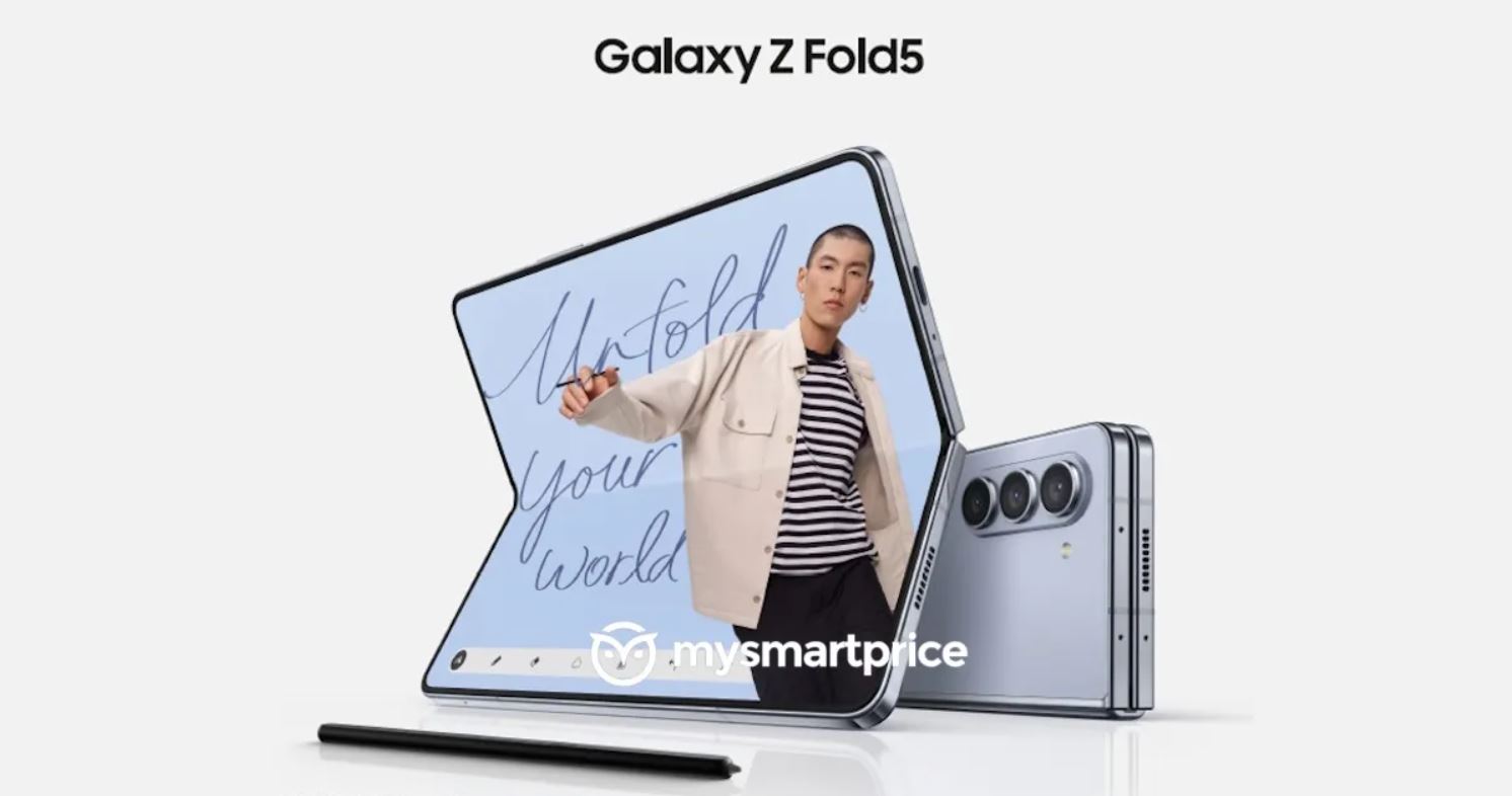 Первое официальное изображение телефона Samsung Galaxy Z Fold 5